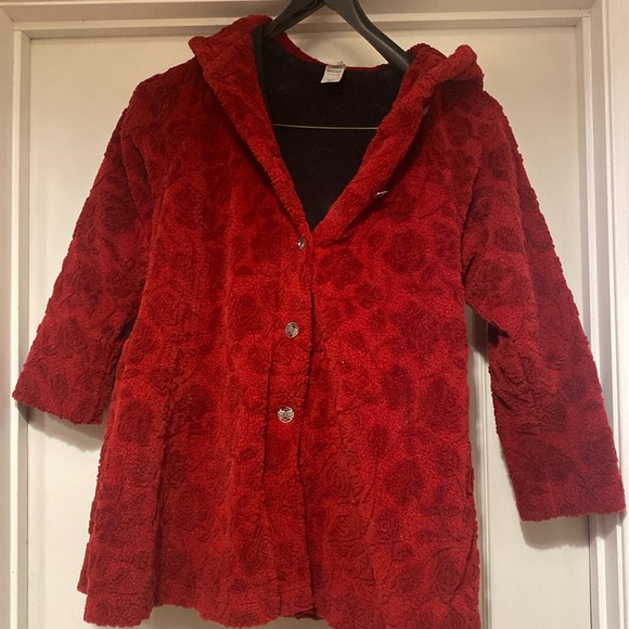 Cherry Tree by Tsunami, Girls dress coat dark red size 6X/7 Holiday - Picture 1 of 2
